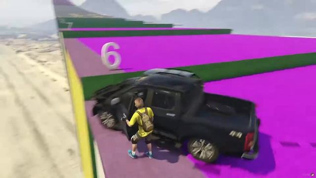 КАК ДАЛЕКО БЕЛАЗ СМОЖЕТ ЗАБРАТЬСЯ ПО СТУПЕНЬКАМ ЛЕСТНИЦЫ ! - ЭКСПЕРИМЕНТЫ В ГТА 5 ОНЛАЙН смотреть онлайн