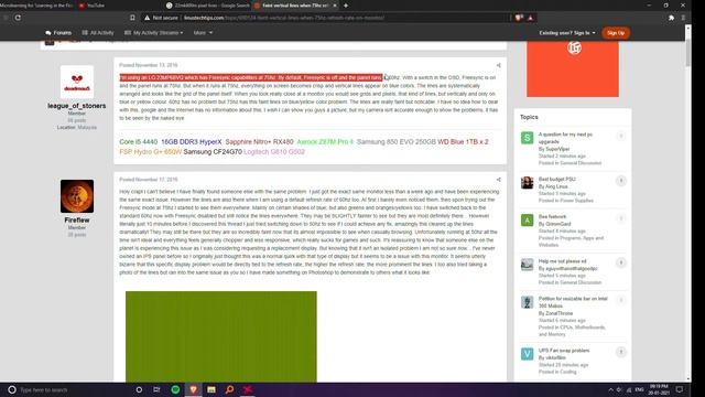 The Problem with Budget Freesync Monitors by LG | The Issue with 75Hz Mode | 22MP68VQ | 22MK600M. смотреть онлайн