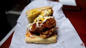 Coconut Bake Fried Chicken Sandwich at Block 22 in Canaan, T&T | Foodie Finds