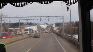 Новый съезд в Поварово и разворот на Ленинградском шоссе и эстакады ЦКАД