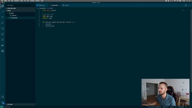 Docker Tutorial part 3 | Dockerfile basics смотреть онлайн