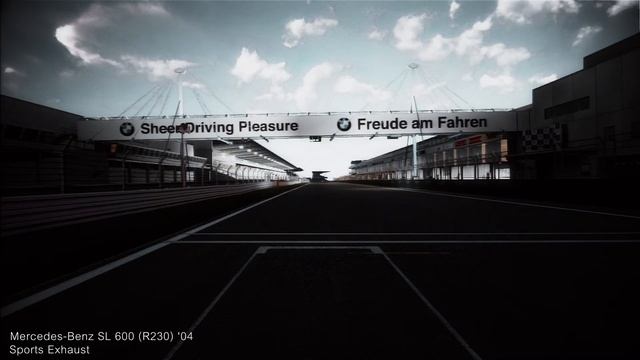 (GT6) Mercedes-Benz SL 600 (R230) '04 - Exhaust Comparison смотреть онлайн