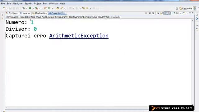 Curso de Java - JSE - 053 - Exception, Try, Catch e Finally смотреть онлайн