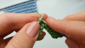 Горизонтальный узор спицами / Декоратные дорожки / Легко вязать