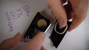 2018, 2019 BMW X3 Key Battery Replacement G01 Fob Remote