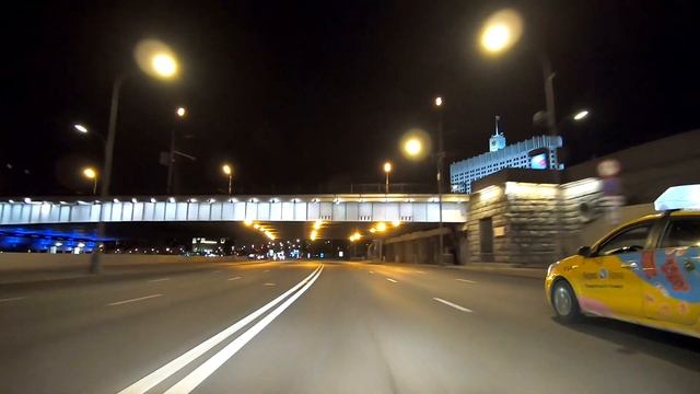 Город Москва 2020. На машине по ночной Столице.