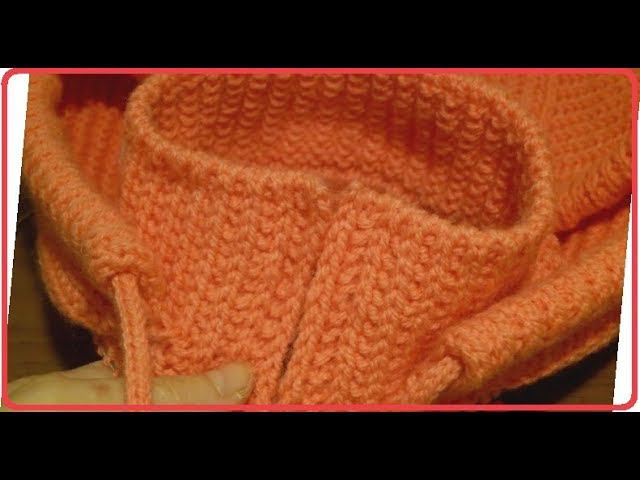 Кофта с капюшоном. Часть 1. Горловина. смотреть онлайн