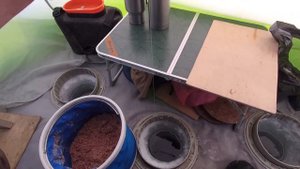 Рыбалка на Рузском водохранилище. Курово. 7- 8 января 2024.