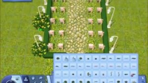 The Sims 3 - Creating an outdoor wedding place