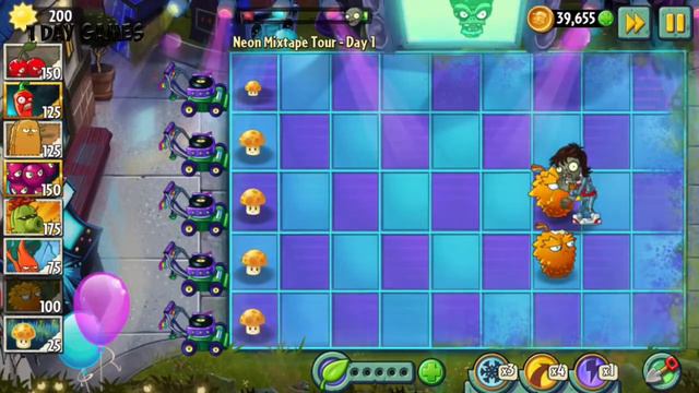 Plants vs Zombies 2 Neon Mixtape Tour - Day 1. Растения против Зомби 2 Неоновый Mixtape - День 1. смотреть онлайн