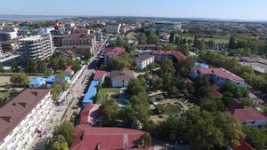 Корпуса и территория в санатории Бригантина