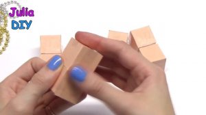 DIY Valentine's Day Gifts Ideas. Magic CUBE TRANSFORMER. Easy paper crafts Tutorial / Julia DIY