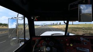 Рейс на Freightliner FLD American truck Simulator. Уровень парковки - боженька)))