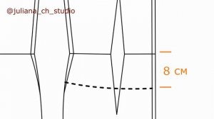 Выкройка корсета из базовой основы платья.| Corset pattern from the base of the dress.