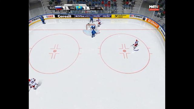 Хоккей.Казахстан-Россия.Hockey.Kazakhstan-Russia.