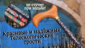 Телескопические трости с рукоятью из березы
