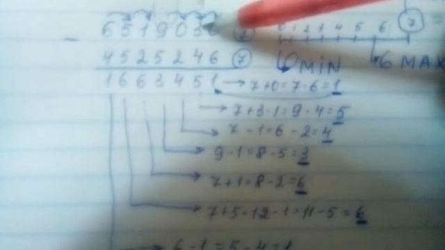 Вычитание в столбик в позиционных системах счисления смотреть онлайн