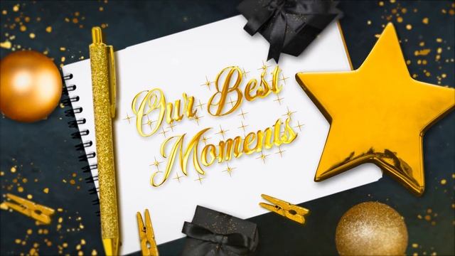 Новогоднее поздравление слайд-шоу Merry Christmas Slideshow Gold Videohive