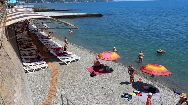 КРЫМ. ЯЛТА. Что с пляжем в Ливадии