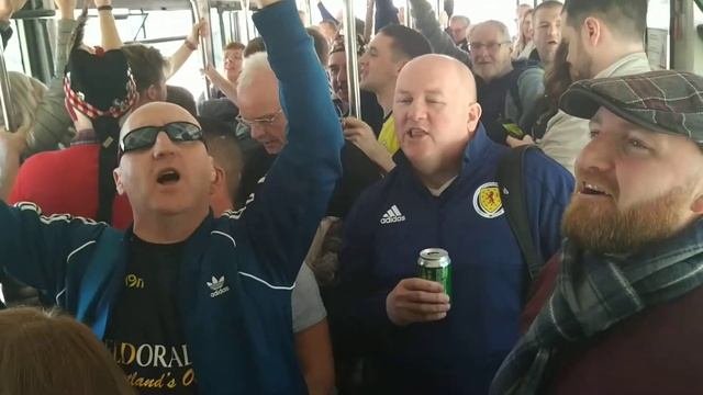 Tartan Army In Venice Airport