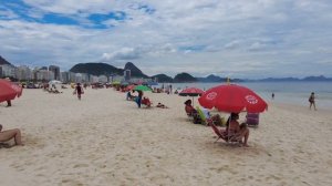 COPACABANA Beach walking tour | Rio de Janeiro Brazil