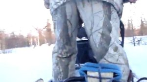 Александр Зубов тестирует мотобуксировщик пахус 600 тайга (0)