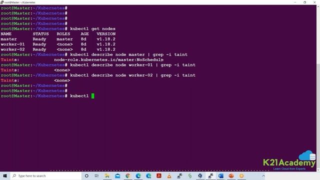 Taints & Tolerations in Kubernetes | Kubernetes For Beginners | Kubernetes Tutorial | K21Academy
