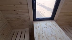 Баня из мини бруса в Финском стиле / Для тех кто не хочет баню бочку!