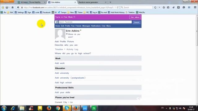 how can sign up unlimited facebook account by mail ru смотреть онлайн