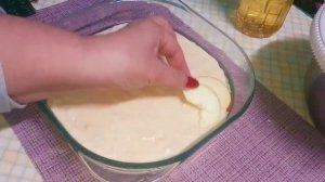 Не сможете оторваться! Шарлотка с творогом и яблоками!