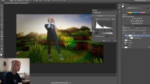 ПЕРЕНОШУ СЕБЯ  В МАЙНКРАФТ ПРИ ПОМОЩИ ФОТОШОПА