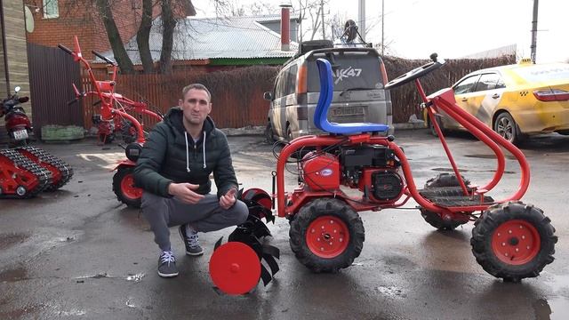 МИНИТРАКТОР за 18.990руб.! Как работать на фрезах сидя? Компоновочный модуль КВ-2! смотреть онлайн