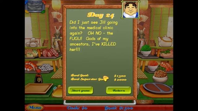 Cake Mania 4: Main Street Walkthrough Ep. 20: SUMO SUSHI | MissAmelie смотреть онлайн