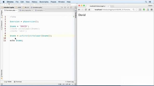 Using PHP's built in functions смотреть онлайн