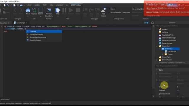 How to make an Admin GUI | Roblox Studio 2021 смотреть онлайн