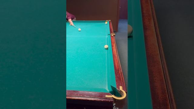 Ученик Михаил. Красивый француз 🔥 #shorts #billiard #обучение #бильярд #развлечение #спорт