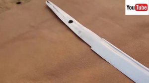 из Ржавой железной ЦЕПИ Ковка КАТАНЫ