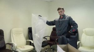 Как собрать кресло Samurai SL-KL за 10 минут