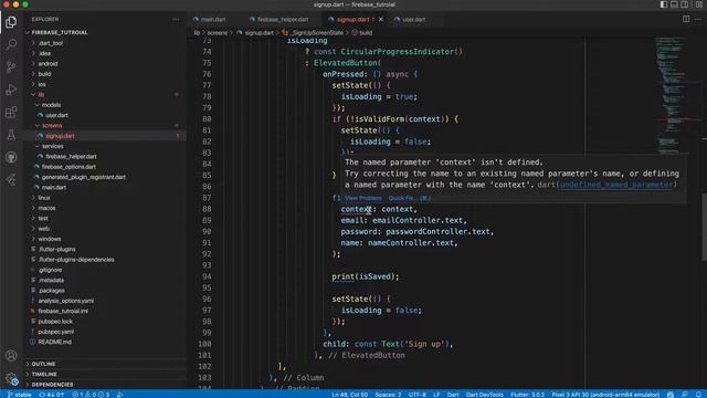 Flutter and Firebase - Cloud Firestore