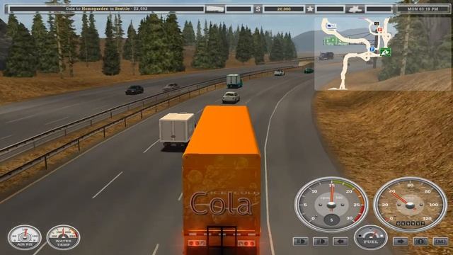 18 Wheels of Steel American Long Haul walkthrough part 1 смотреть онлайн