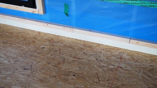 Бетонная заливка на меж этажном перекрытии каркасного дома . смотреть онлайн