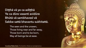 Karaṇīya Metta Sutta: The Buddha’s Words on Lovingkindness. Buddhist Chanting. Pāli & English Tex