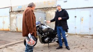 Suzuki GSX 1400 кубиков! Владелец дедушка 60 лет.