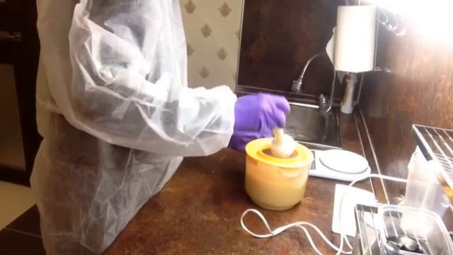 Процесс создания мыла с нуля ХС. Деревенские розы. смотреть онлайн