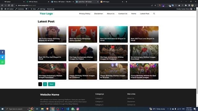 Create Image Website on WordPress | Image Website Kaise Banaye
