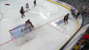 Eric Staal Rifles Bullet Past Marc-Andre Fleury After Nice Pass From Nick Suzuki