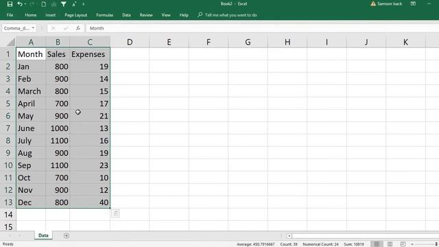 EXCEL : Pivot Table - How to get CSV FILE Source data to create Pivot table in excel
