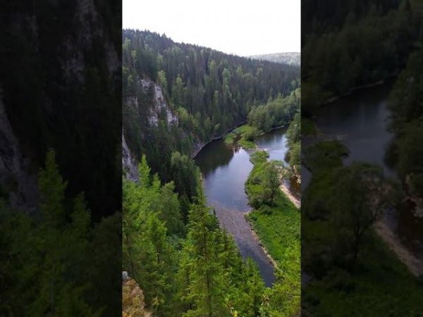 Скала Большие Воронки на реке Вижай