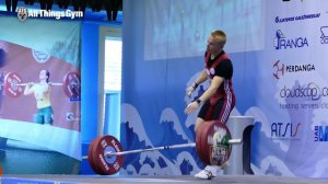 Ritvars Suharevs (69kg, 16y/o) 137kg Snatch 2015 European Junior Weightlifting Championships