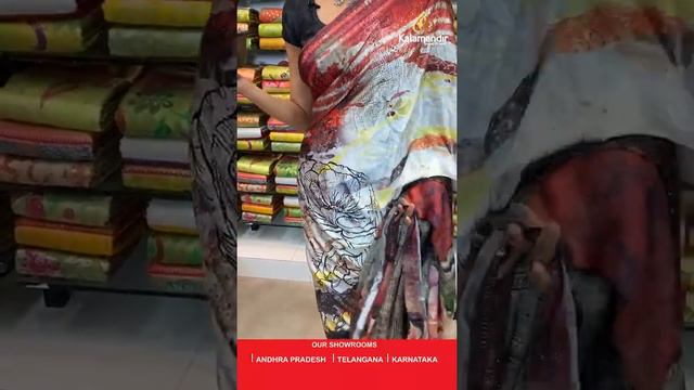 Crepe Digital Printed Sarees - FLAT 30% OFF For 24Hours Only | Kalamandir Sarees LIVE